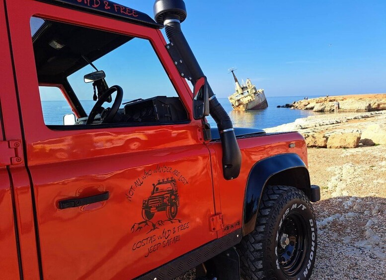 From Paphos: Akamas 4x4 Tour with Local Guide