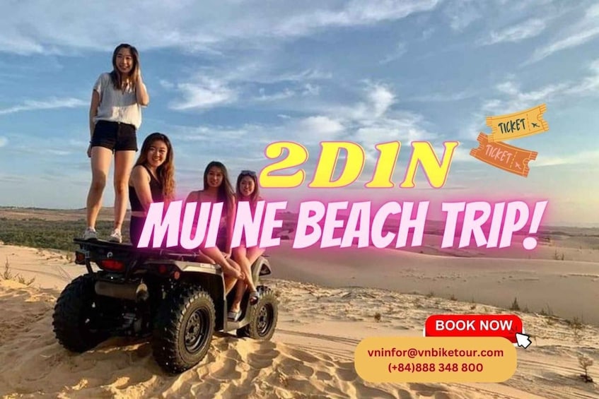 2D1N Amazing Mui Ne Sand Dunes - Beach Relax trip from HCM