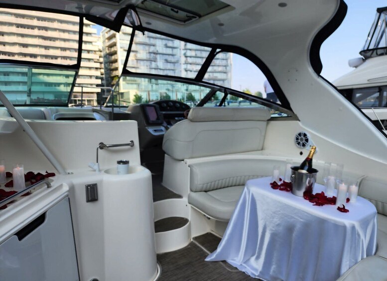 Picture 2 for Activity Toronto: Private Luxury Yacht Sightseeing Cruise & Prosecco