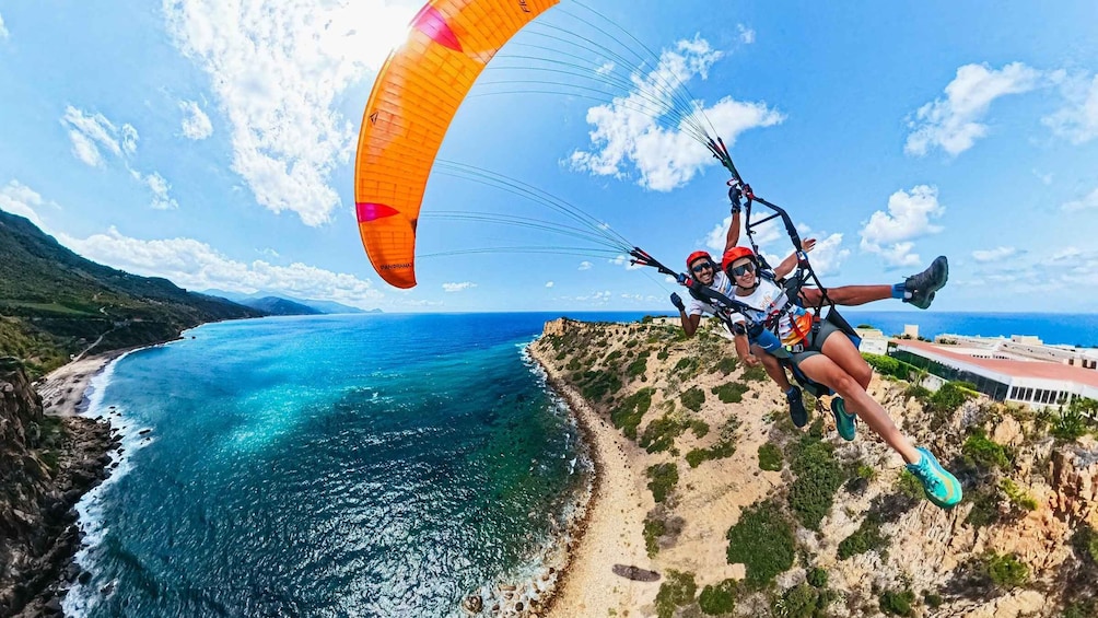 Cefalù: Tandem Paragliding Flight and GoPro12 Video