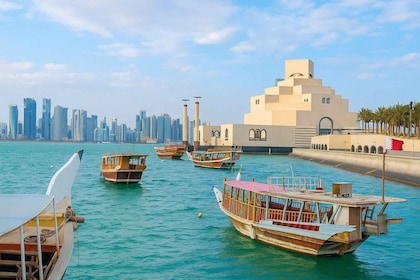 Doha: City Tour with Traditional Dhow Boat Riding Tour