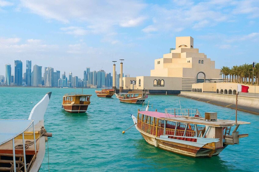 Doha: City Tour with Traditional Dhow Boat Riding Tour