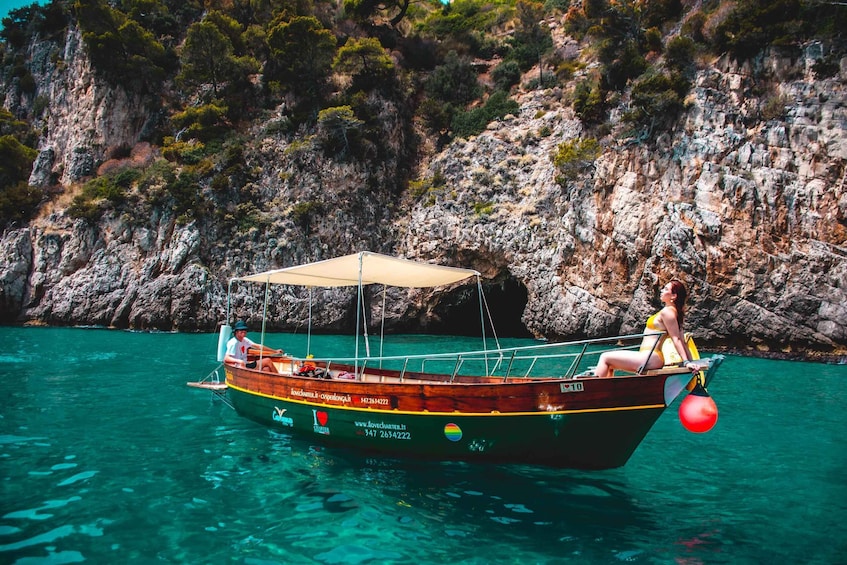 Picture 2 for Activity From Terracina: Circeo Caves Boat Trip with Snorkeling