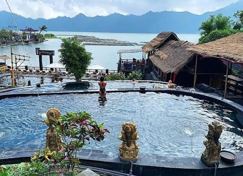 Bali: Trunyan Village, Natural Hot Spring, & Mt. Batur View