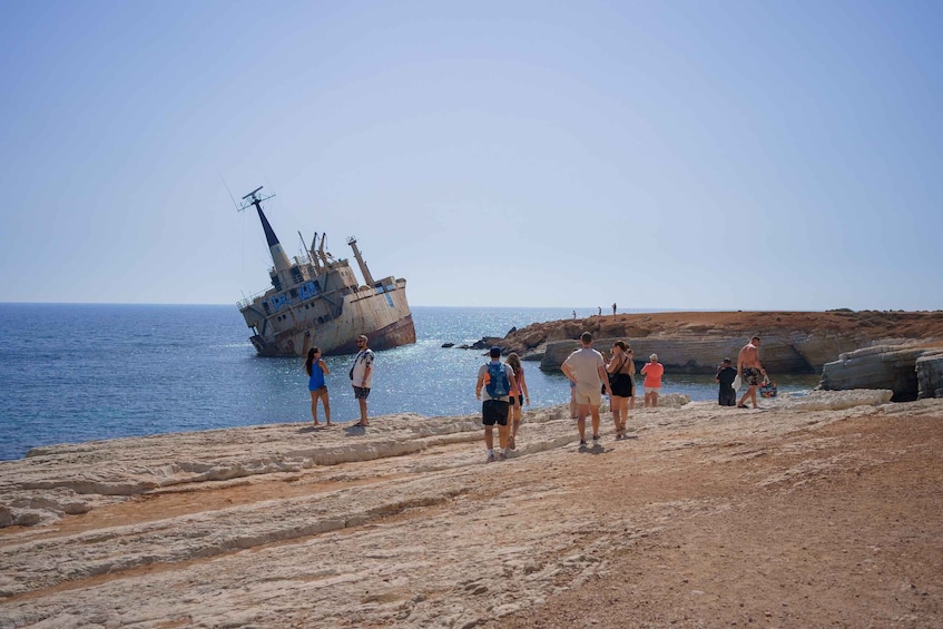 Picture 8 for Activity Paphos/Akamas: Blue Lagoon Bus & Boat Tour with Water Slide