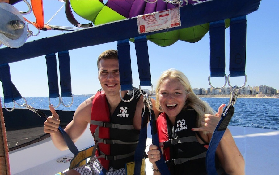 Picture 18 for Activity St. Julian's: Parasailing Flight with Photos and Videos