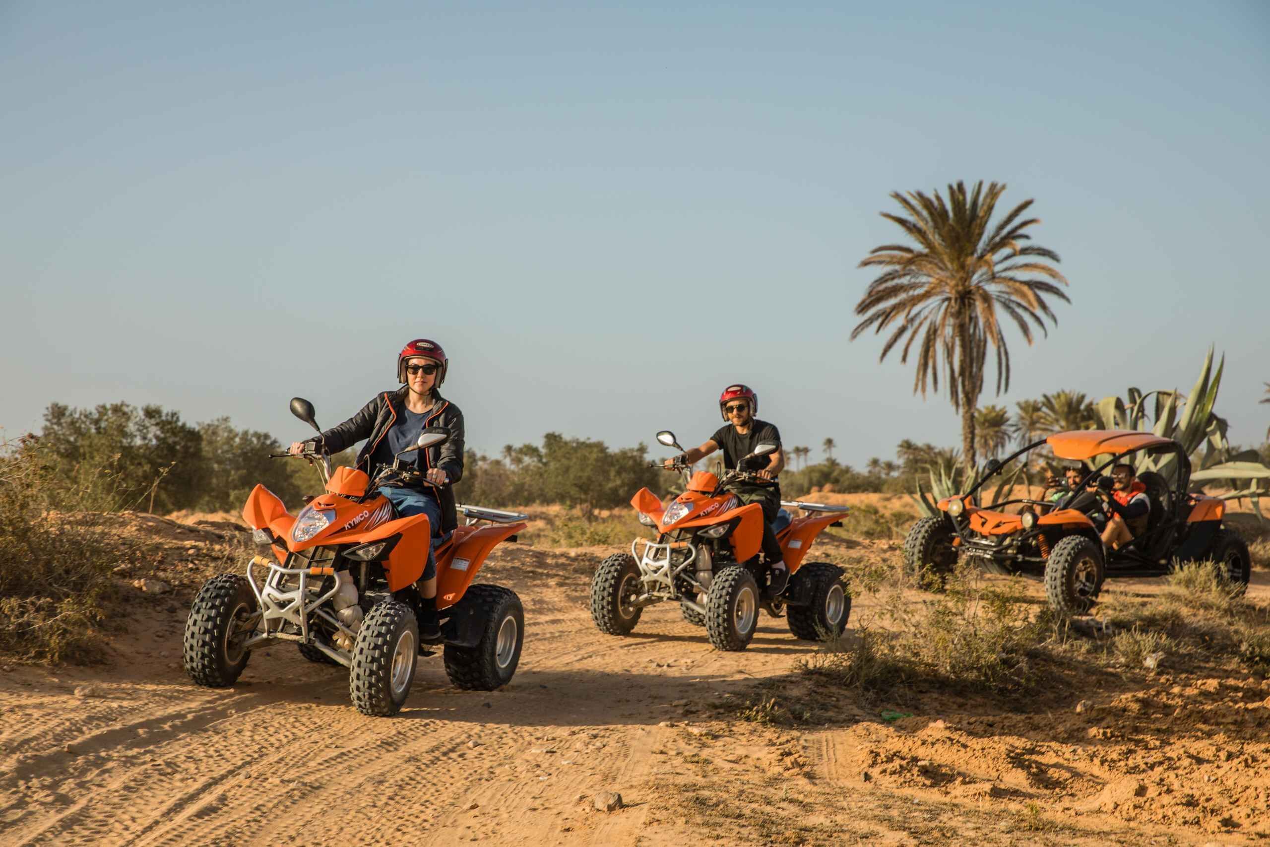 Hammamet : 2H Quad Adventure with hotel pick up & soft drink
