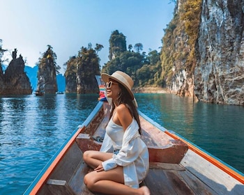 Depuis Phuket : Excursion privée d'une journée à Khao Sok avec Longtail exc...