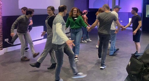 Swing dancing class with London locals