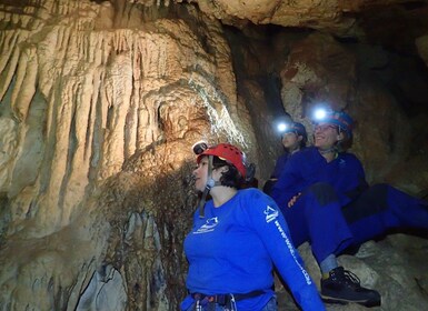 Parque Natural de Arrábida: espeleología con un instructor