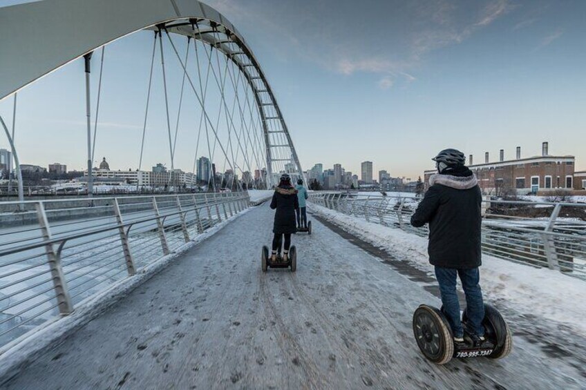 Edmonton River Valley 90-Minute Winter Segway Trek