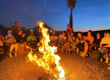 Marrakesh: Rocky Desert Tour with Camel Ride, Dinner, & Show