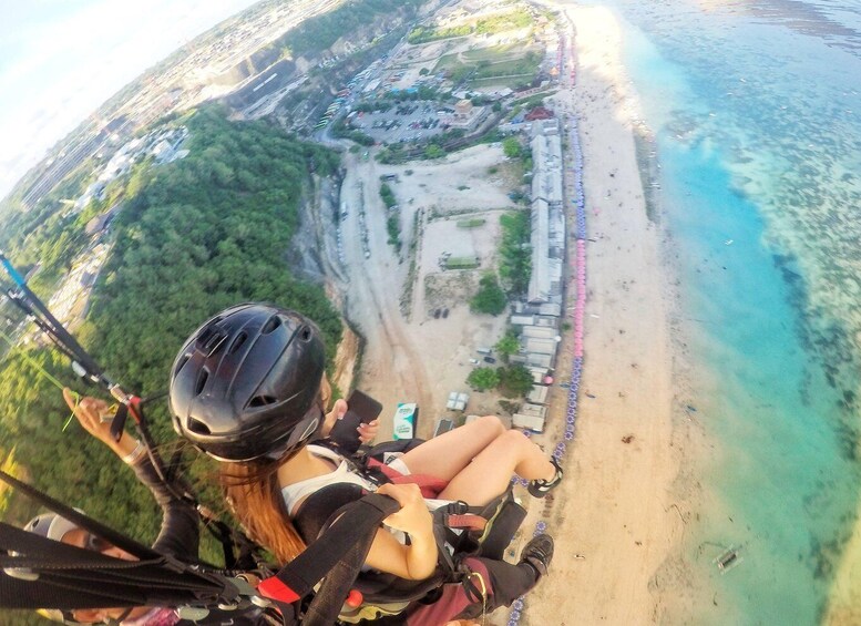 Picture 7 for Activity Paragliding Bali: Nusa Dua tandem flight tickets with video