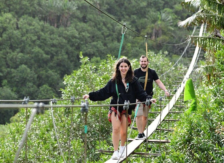 Picture 1 for Activity Mauritius: La Vallée des Couleurs, Nepalese Bridge