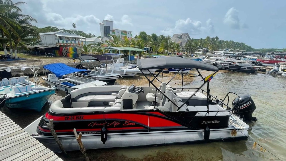 Picture 4 for Activity San Andrés: Island Pontoon Boat Tour