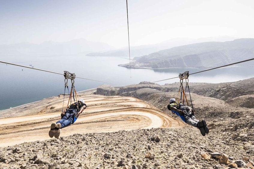 Picture 3 for Activity Fast Track VIP Zipline flight in Khasab, Oman