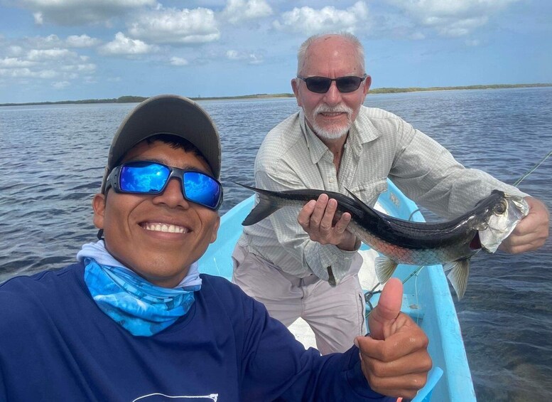 Picture 9 for Activity From Cancun: Tarpon Fly Fishing Tour in San Felipe,Yucatán