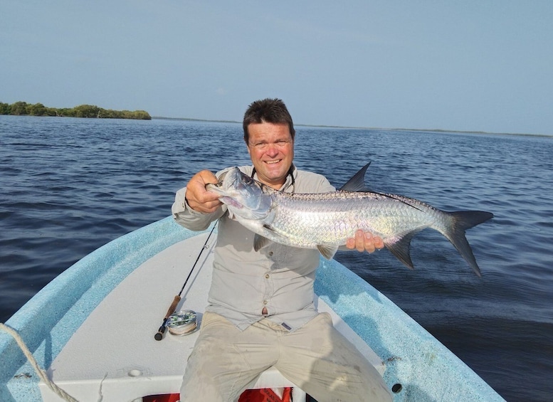 Picture 7 for Activity From Cancun: Tarpon Fly Fishing Tour in San Felipe,Yucatán