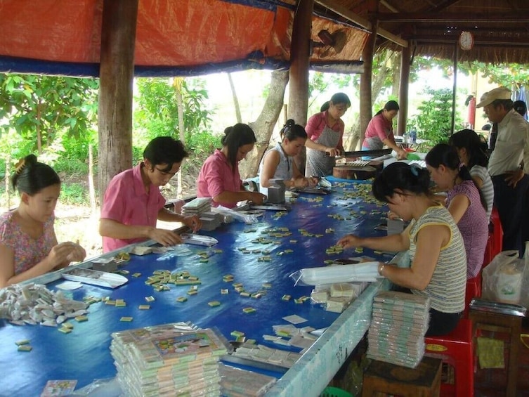 Mekong Delta Full Day Exploration My Tho Ben Tre Pagoda Visit Boat Cruises