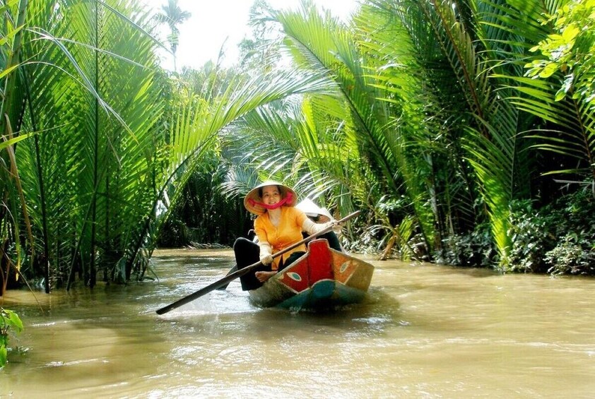 Mekong Delta Full Day Exploration My Tho Ben Tre Pagoda Visit Boat Cruises