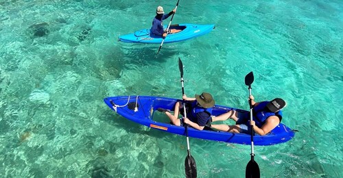 St. Thomas: Begeleide kajaktour met dolfijnwaarneming