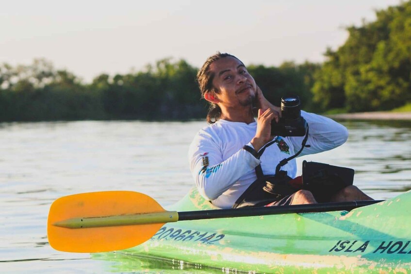 Picture 6 for Activity Holbox: Guided Sunrise Kayak Tour through Mangrove Reserve