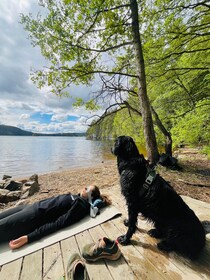 Oslo: Yoga & Hiking with a dog