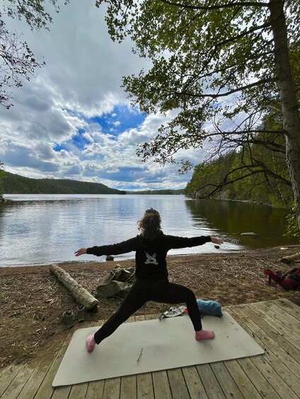 Picture 3 for Activity Oslo: Yoga & Hiking with a dog