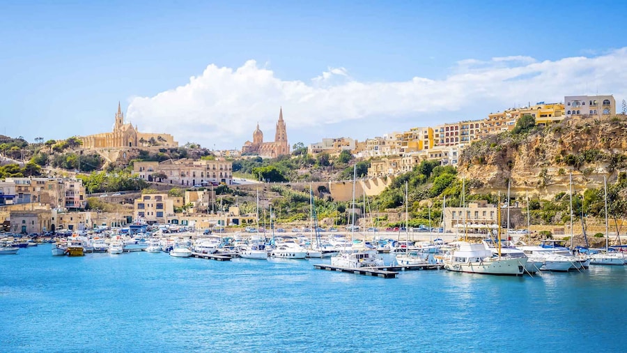 From Sliema: Gozo, Comino & The Blue Lagoon Boat & Bus Tour