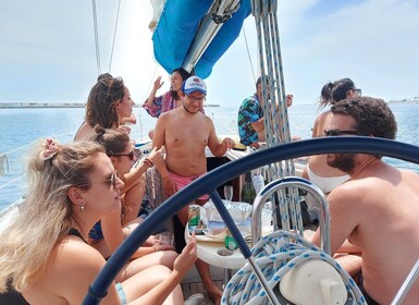 Discover Barcelona: "Sail & Swim "2-Hr Shared Coastal Tour