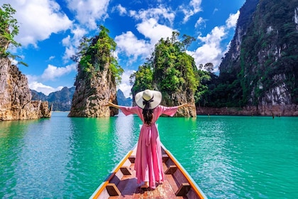 Depuis Krabi : Excursion privée d'une journée à Khao Sok avec Longtail excu...