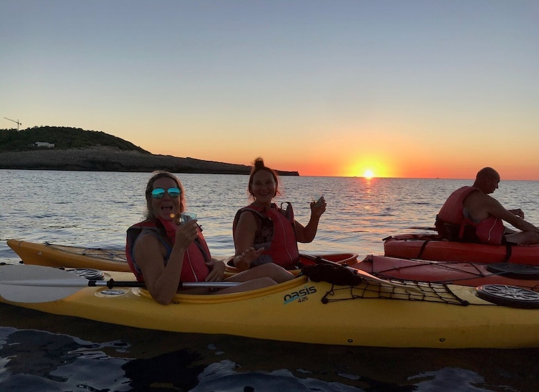 Ibiza: Sea Kayaking at Sunset and Sea Caves Tour