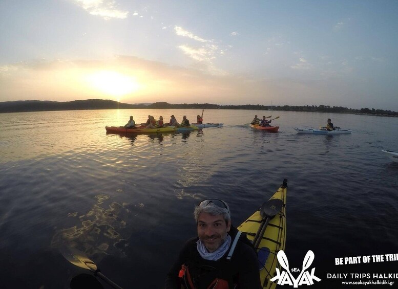 Picture 1 for Activity Vourvourou Sunset Sea Kayak Trip