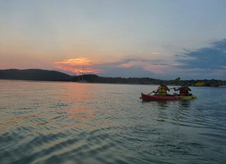 Picture 3 for Activity Vourvourou Sunset Sea Kayak Trip