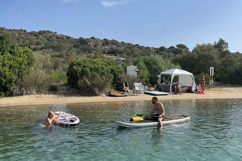 Picture 4 for Activity Sardegna: SUP-Paddleboard Tour Sunris with Lesson and Snacks