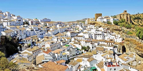 Les villes blanches d'Andalousie : excursion privée d'une journée au départ...