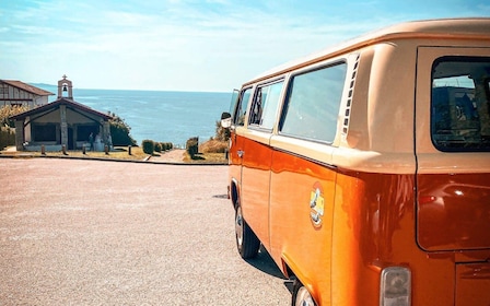 French Basque Country Coastline tour in a 70'sVW Van