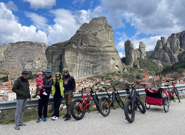 Picture 8 for Activity Meteora: E-Bike Epic Sunset Tour With Local Guide & Drink