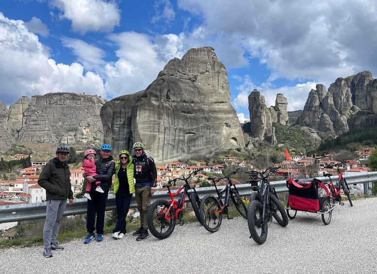 Picture 8 for Activity Meteora: E-Bike Epic Sunset Tour With Local Guide & Drink