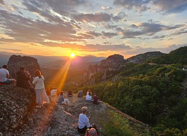 Meteora: E-Bike Epic Sunset Tour With Local Guide & Drink