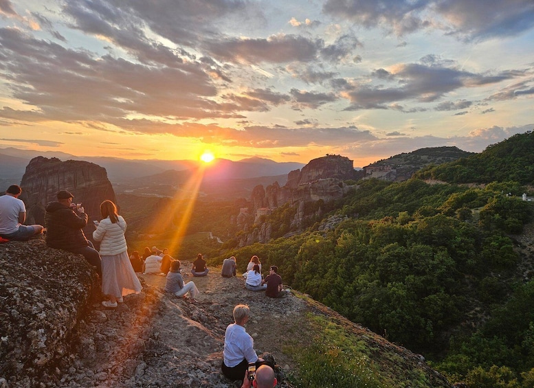 Meteora: E-Bike Epic Sunset Tour With Local Guide & Drink