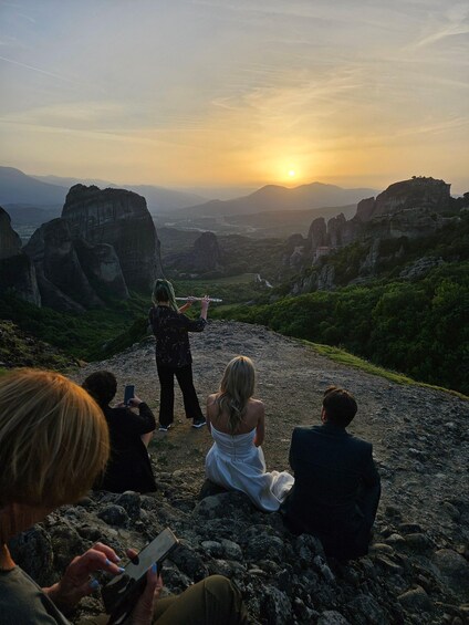 Picture 1 for Activity Meteora: E-Bike Epic Sunset Tour With Local Guide & Drink