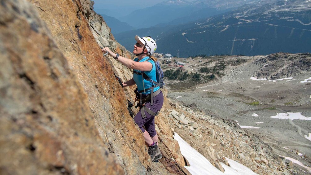 Picture 6 for Activity Whistler: Whistler Mountain Via Ferrata Climbing Experience