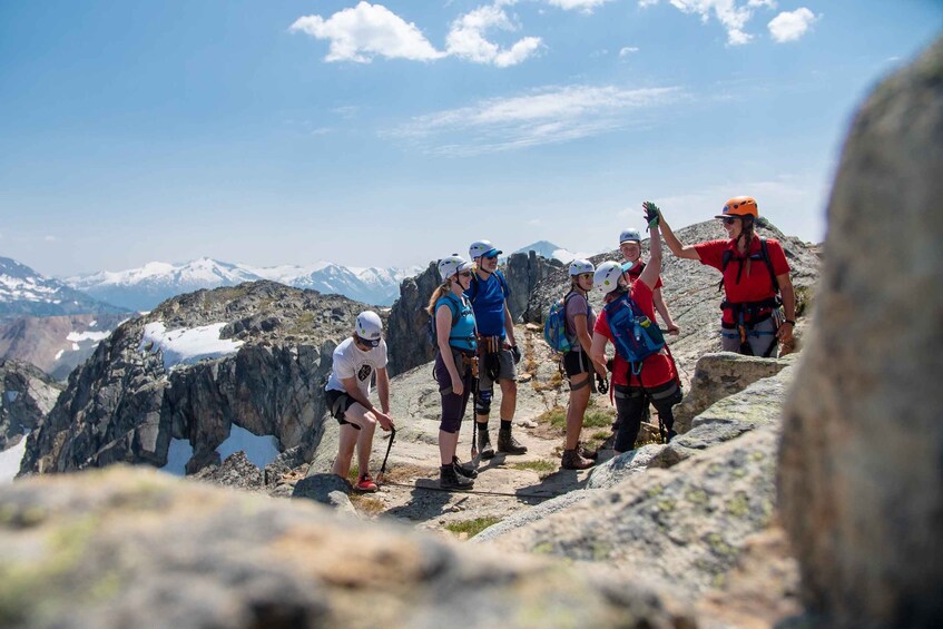 Picture 2 for Activity Whistler: Whistler Mountain Via Ferrata Climbing Experience