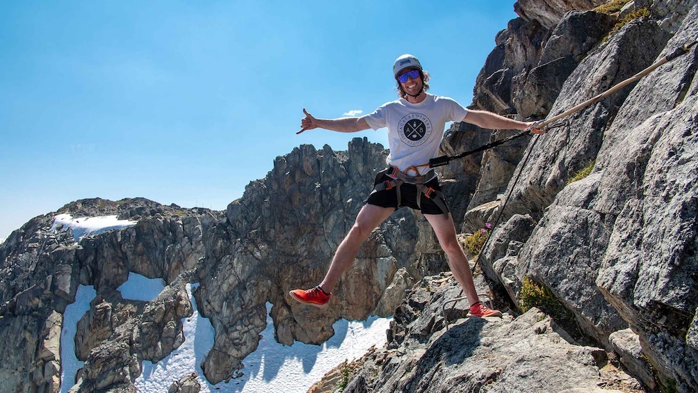 Picture 5 for Activity Whistler: Whistler Mountain Via Ferrata Climbing Experience