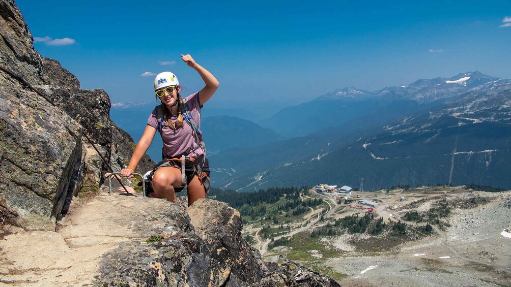 Picture 1 for Activity Whistler: Whistler Mountain Via Ferrata Climbing Experience