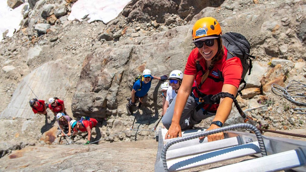 Picture 3 for Activity Whistler: Whistler Mountain Via Ferrata Climbing Experience