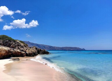 Tour privato delle spiagge di sabbia rosa di Chania: Elafonisi e Falasarna