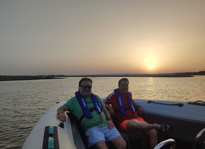 Picture 1 for Activity Huelva: Costa de la Luz Sunset Tour in Speedboat