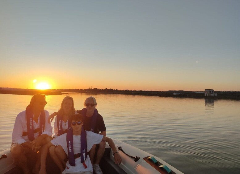 Huelva: Costa de la Luz Sunset Tour in Speedboat